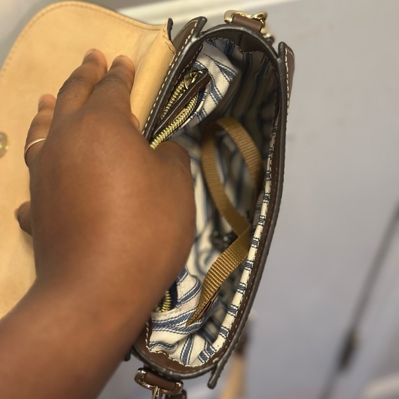 Dooney & Bourke Brown Crossbody Bag - Picture 10 of 14